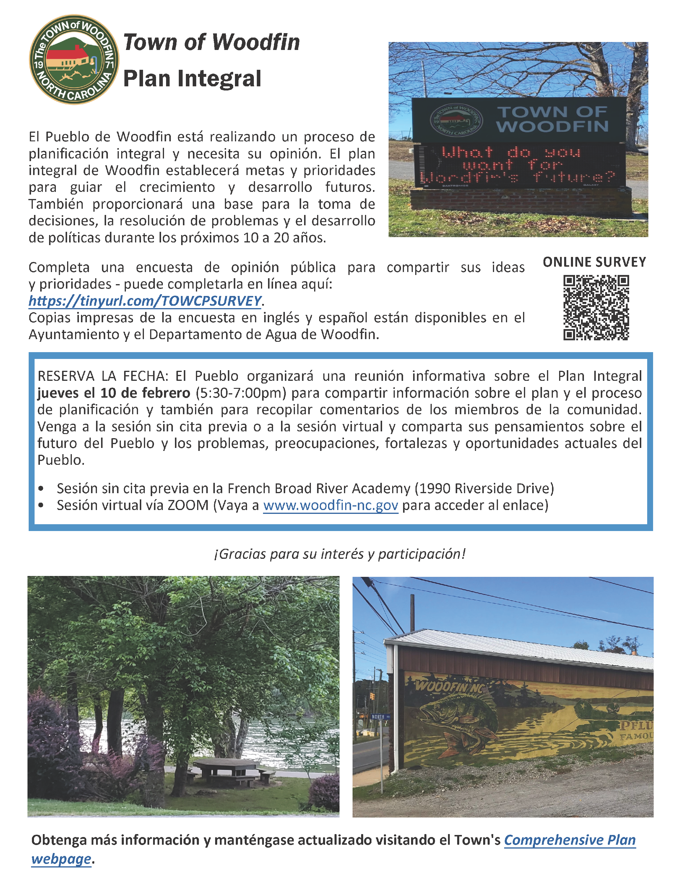 Woodfin Community Engagement Flyer_FINAL_2.1.22 (spanish)